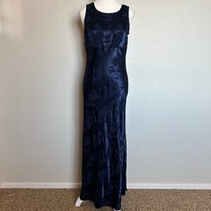Vintage jacquard maxi dress